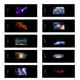thumbnail image 1 of Hoja de pantalla Godox AK-S06 Juego de diapositivas Transparencias para Godox AK-R21 Camera Flash Projector, paquete de 10 piezas Maboto Hoja de pantalla, 1 of 5