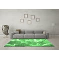 thumbnail image 3 of Ahgly Company Indoor Square Abstract Emerald Green Contemporary Area Rugs, 8' Square, 3 of 4