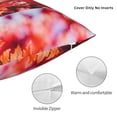 thumbnail image 4 of Rateoe Autumn Maple Leaves Pattern Throw Pillow Cover Premium Pillow Stuffer Sham Square for Decorative Cushion Bed Couch Sofa(Pillow insert not included), 4 of 8