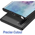 thumbnail image 4 of Case for Samsung Galaxy Note 10 Phone Case Protective Slim [Defend from Scratch/Slip/Drop/Fingerprint] Matte PC Hard Minimalistic Phone Cover for Samsung Galaxy Note 10-Black, 4 of 10