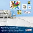 thumbnail image 4 of U.S. Art Supply 36 x 36 inch Stretched Canvas 12-Ounce Triple Primed, 3-Pack - Professional Artist Quality White Blank 3/4" Profile, 100% Cotton, Heavy-Weight Gesso - Acrylic Pouring, Oil Painting, 4 of 6