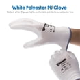 thumbnail image 3 of ANDANDA 12 Pairs Safety Work Gloves, Seamless Knit Work Gloves with PU Coated, Ideal Work Gloves Men for General Duty Work, White, Size S, 3 of 8