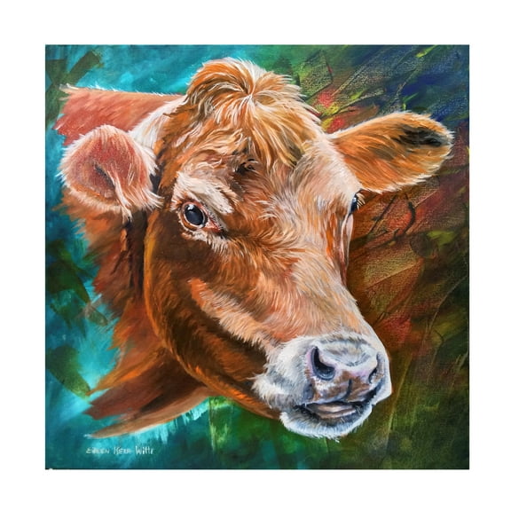 Eileen Herb-Witte 'Cow' Canvas Art