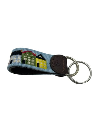 Custom TS Embroidered Wristlet Key FOB Keychain Wrist Lanyard Wrist Strap 