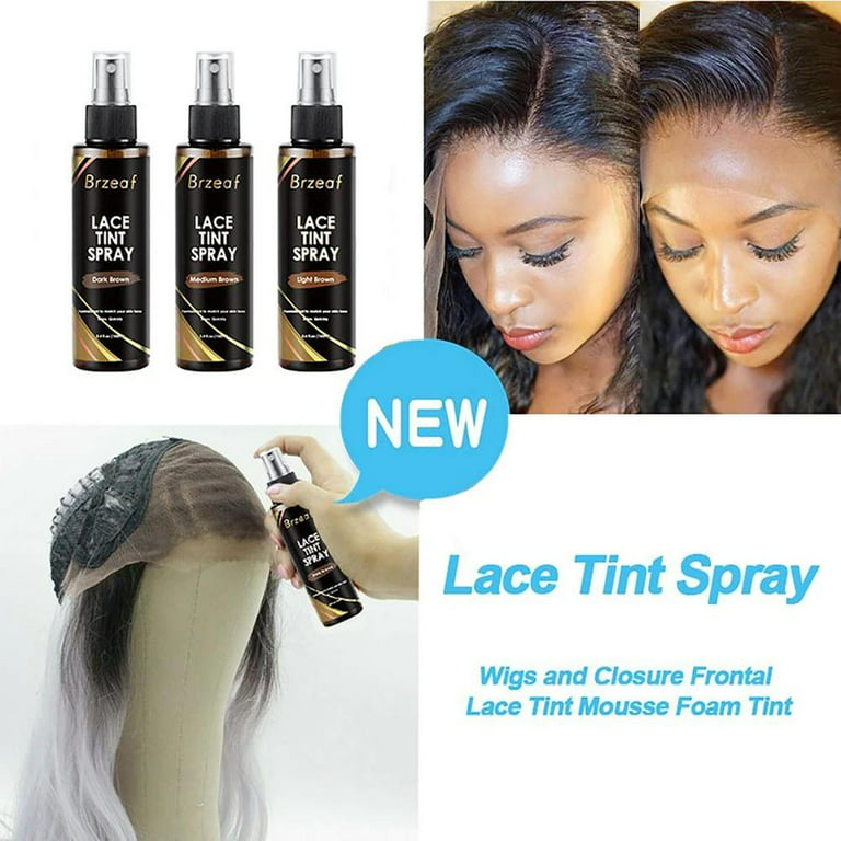 100ml Lace Wig Melting Spray Lace Bonds Adhesive Spray, Lace Melting and Holding Spray, Lace Bond Adhesive Spray Wig Spray for Closure Wigs Closure