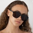 thumbnail image 2 of MesaSe Lunettes de Soleil pour Femmes, Grand Cadre Carré, Style Rétro Simple, Couleur Unie Résistante au Soleil, Protection UV, Lunettes de Soleil pour Adultes pour Extérieur, 2 of 10