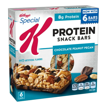 Special K Protein Snack Bars Chocolate Peanut Pecan - 6 CT