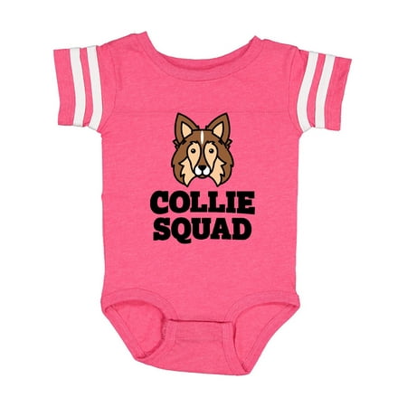 

Inktastic Dog Collie Squad Gift Baby Boy or Baby Girl Bodysuit