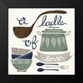 thumbnail image 2 of Urban, Mary 15x15 Black Modern Framed Museum Art Print Titled - A Ladle of Love Winter, 2 of 5