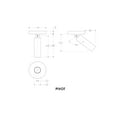 thumbnail image 2 of Csl Lighting LXPV-13-27-50-PBR-S Luxe 2" Adjustable Semi-Flush 2700K Led Ceiling Fixture -, 2 of 7