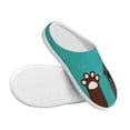 thumbnail image 3 of Yiaed Cute Cat Paw And Dog Print Slippers Fuzzy Warm Cozy Slippers Non Slip House Slippers For Indoor Outdoor Slippers House Slippers-46/47, 3 of 7