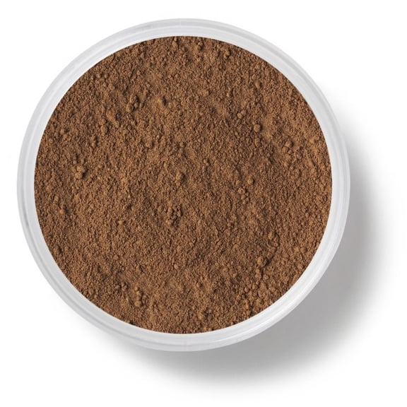 EBONY FOUNDATION (20g Mid Size Sifter Jar) – Mineral Loose Powder Makeup – Lightweight, Matte Finish, Natural Look – Sweet Face Minerals