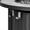 thumbnail image 5 of Dextrus 30" Round 50,000 BTU Propane Gas Fire Pit Table, Metal Lid and Protective Cover, 5 of 10