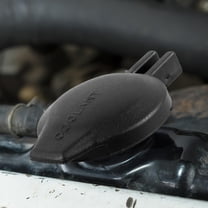 SOPOTUTU Radiator Coolant Reservoir Cap Plastic Cover for Car Engine Cooling System Black