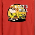 thumbnail image 3 of Paw Patrol - Let's Roll Rubble - Toddler And Youth Long Sleeve Graphic T-Shirt, 3 of 6