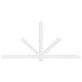 thumbnail image 2 of 96"W x 44"H x 2"D x 4"F, 11/12 Pitch, Kennewick Architectural Grade PVC Gable Bracket, 2 of 8