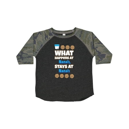 

Inktastic What Happens at Nana s Gift Toddler Boy or Toddler Girl T-Shirt