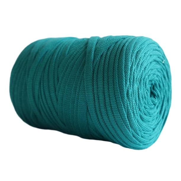 Proyectos de crochet con hilo de punto, paquete de material para hacer bolsos de macramé, hilo grueso Verde oscuro