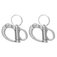 thumbnail image 1 of MOVTOTOP 2pcs Marine Grade Swivel Snap Shackles for Sailing Rigging and Survival Bracelets, 1 of 8