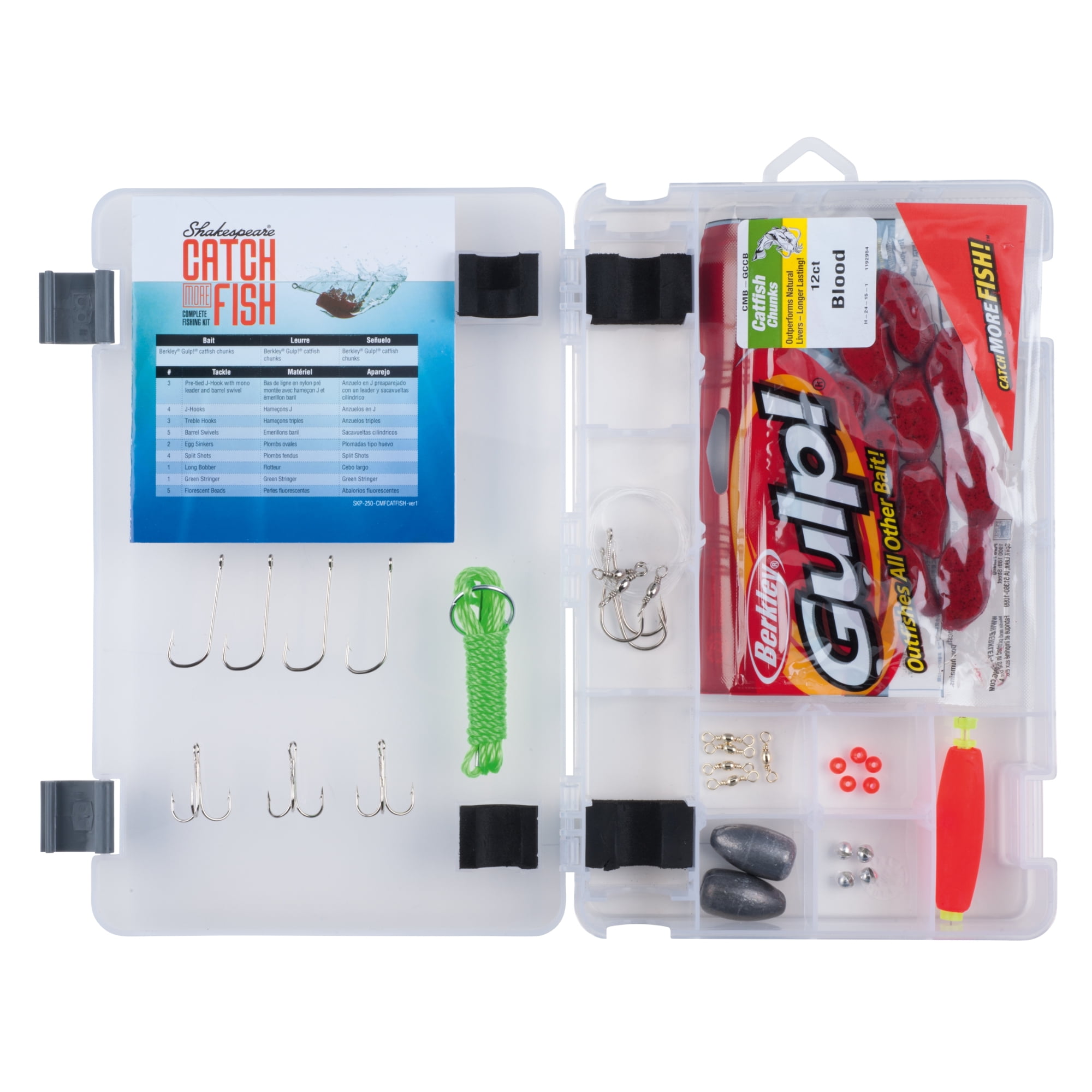 Shakespeare Catch More FishÃ¢Â¢ Catfish Fishing Kit Tools and Equipment