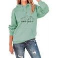 thumbnail image 2 of Take Me To The Mountains Hoodies for Women 2025 Camping Hiking Graphic Hooded Sweatshirt with Pockets Pullover Tops, 2 of 5