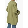 thumbnail image 4 of TheMogan Chandails en Molleton à Col Rond Manches Longues Hi-Low Boyfriend pour Femmes PLUS, 4 of 7