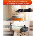 thumbnail image 2 of Guantes para horno Juego de 6 guantes para horno Guantes para horno Guantes para horno Guantes para horno de silicona y algodón Talla única, 2 of 5