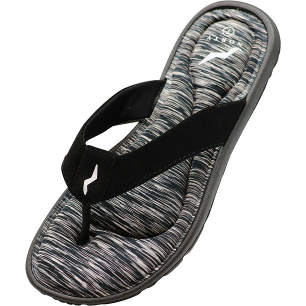 memory foam flat sandals