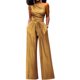 thumbnail image 1 of Monos Elegantes Mamelucos sin espalda para damas Cintura alta Sexy Elegante Traje diario sexy (Caqui XL) Cgtredaw Para estrenar, 1 of 1