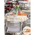 thumbnail image 4 of Outdoor Tablecloth with Umbrella Hole and Zipper, Fall Pumpkin Round Table Cloth 60 Inch Waterproof Tablecloth, Thanksgiving Autumn Leaves Floral Picnic Table Cover for Patio Camping, 4 of 7