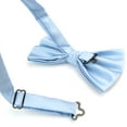 thumbnail image 4 of Mens Pre-Tied Blue Bow Tie for Formal Events, 4 of 4