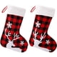thumbnail image 1 of 2pcs Calcetín de Navidad Medias de Navidad grandes Medias de Navidad Calcetín colgante Bolsa de regalo de Navidad para llenar y colgar Medias de Navidad para la decoración de la fiesta de Navidad Adepaton WLJ-2023, 1 of 5