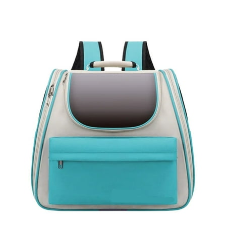 FL Dog Carrier Bag Pet Double Shoulder Backpack Outgoing Pets Travel Breathable Expandable Transport Bag Foldable Dog Back Pack