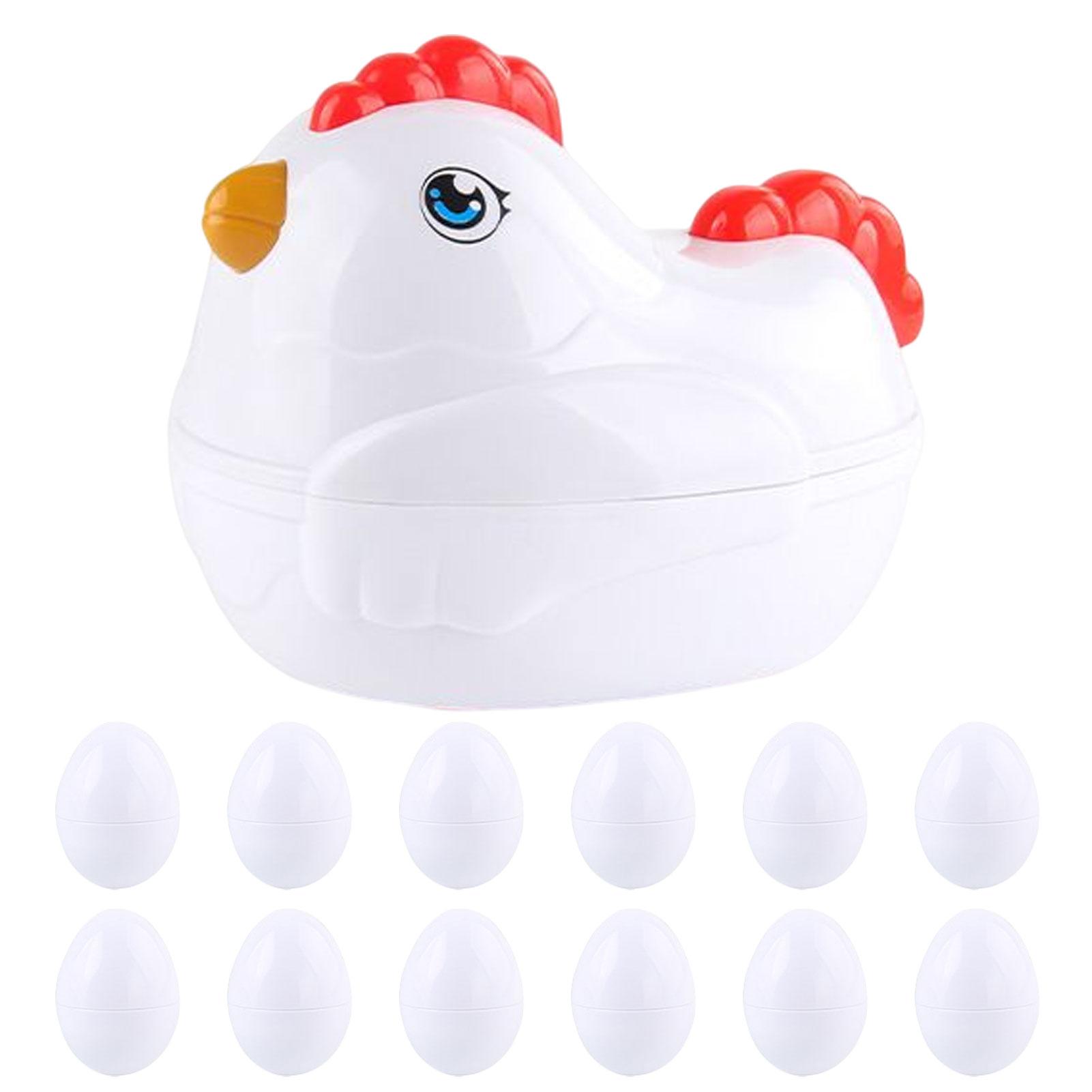 Chicken Eggs Toys Matching Eggs Set Easter Egg Color Matching Egg