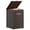 Brown-Standard Text Label, variant on Nihsuao 48-Gallon Outdoor Package Delivery Box - Large Resin Storage Container with Lockable Lid, Waterproof Deck Box for Porches, Patios, Curbside, Black