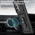 thumbnail image 3 of FIEWESEY for Samsung Galaxy A36 5G Case Built-in Slide Camera Cover & Kickstand Heavy Duty Protection Shockproof Phone Case for Samsung Galaxy A36 5G,Black, 3 of 8