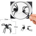 thumbnail image 7 of Grandest Birch 1Pc Halloween Scary Spider Shape Piercing Earring Ear Studs Jewelry Zinc Alloy Black, 7 of 7