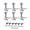6R, variant on CEORPER Inline Chrome Electric Guitar Locking Pick Set for ST TL Style
