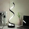thumbnail image 5 of Spiral LED Table Lamp，Modern Minimalist Lighting Design Dimmable Spiral Table Lamp,17W 3 Color Temperature LED Table Lamp for Bedroom, Living Room, Office, Nightstand, Bookshelf, 5 of 8