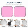 thumbnail image 6 of Gukieu Pink Print Car Windshield Sun Visor, Foldable Anti-UV Car Sun Visor Suitable for Vans, Trucks Car Accessories-Medium, 6 of 6