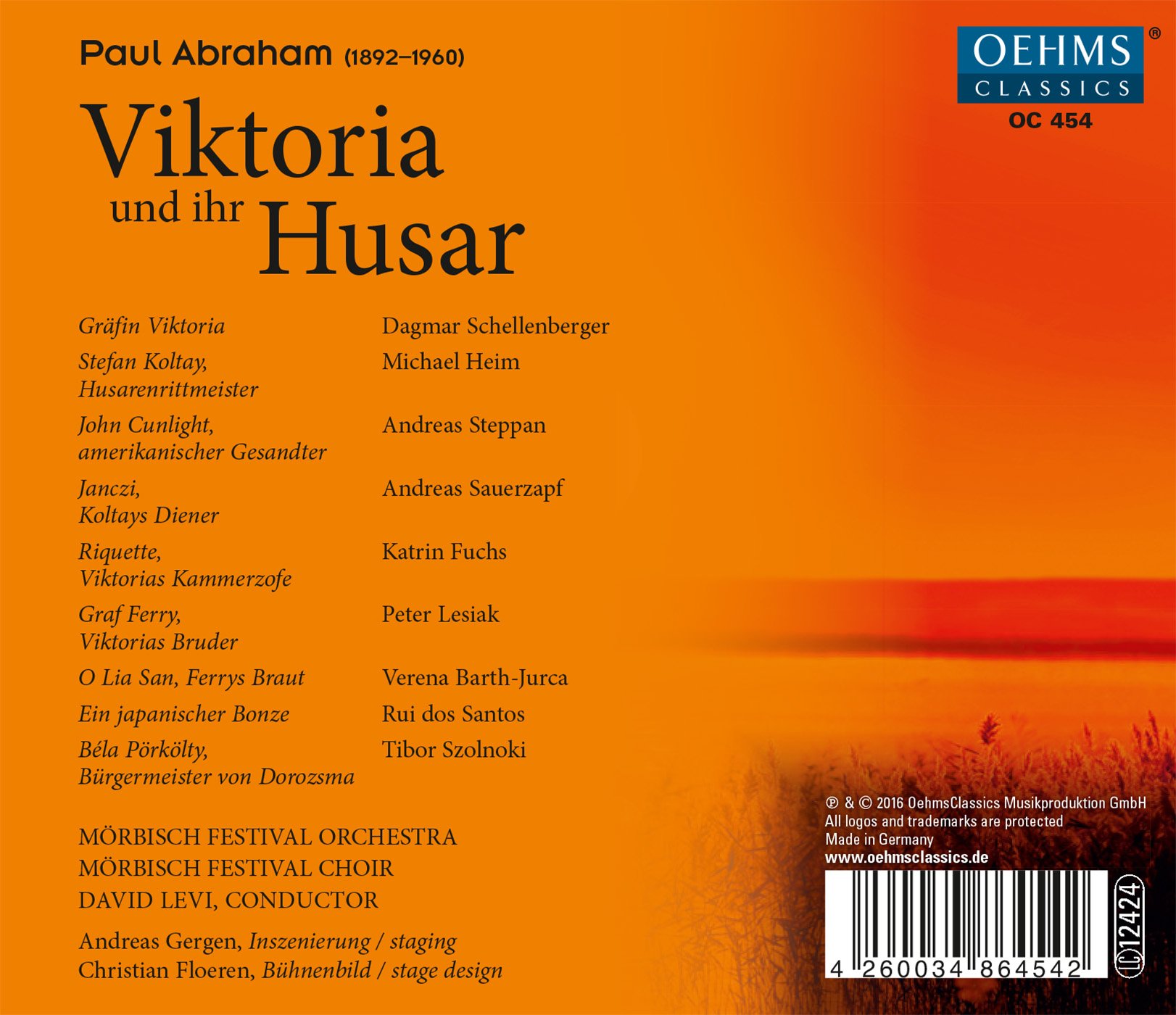 Abraham / Schellenberger / Heim / Steppan - Paul Abraham: Viktoria und ihr Husar - Music & Performance - CD