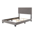 thumbnail image 4 of CorLiving Celeste Modern Upholstered Adult Full Size Bed Frame with Headboard, Box Spring Required, Grey, 4 of 7