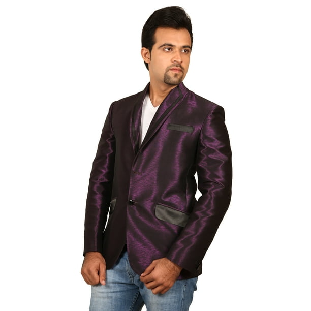 Flamboyant Russell Purple Blazer for Men. This product is custom made to order