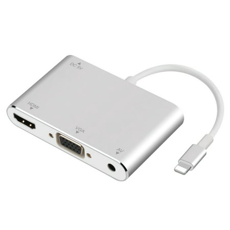 Converter for Lightning To VGA HDMI Digital AV TV Cable Adapter For Apple iPad iPhone X 8 7 6 Plus Converter