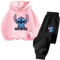 thumbnail image 3 of Ropa de niñas kawaii, sudadera de Lilo Stitch, sudadera de algodón de anime, sudadera con capucha para niños, niñas y niños, sudadera de manga, camisetas casuales para bebés, mono de camión, 3 of 5