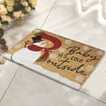 thumbnail image 6 of JZROCKER Christmas Cartoon Snowman Door Mat Saying Cold Outside Letters Xmas Floor Carpet, 6 of 6