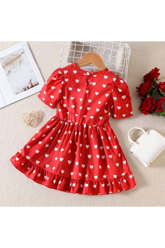 Little Girl Dresses Crossed Straps A-Line Flower Girl Dresses Halter Dress Junior Bridesmaid Dress Formal Dresses,Red 18-24 Months