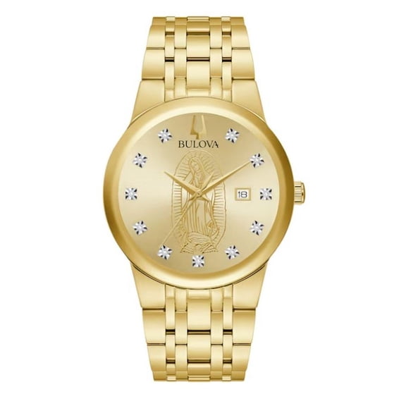 Bulova Our Lady of Guadalupe Men's Quartz Watch 97D139