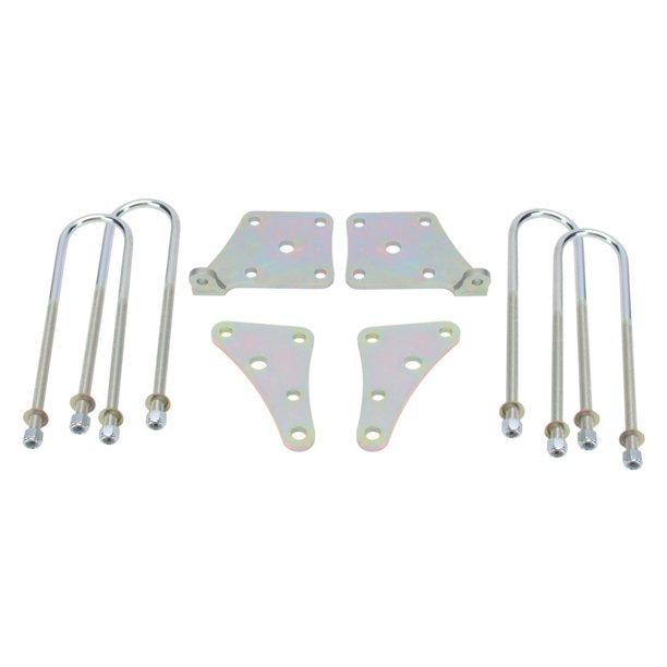 S10 10Bolt Rear Axle Retrofit Leaf Spring Mount Kit, 8 Inch Bolts