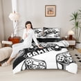 thumbnail image 4 of Castle Fairy Abstract Gamer Twin Comforter Sets for Kids,Teens Gamepads Bedding Set, 4 of 8